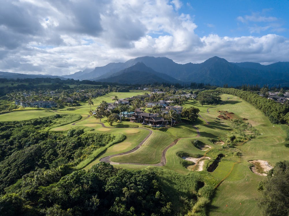 golf course photograph